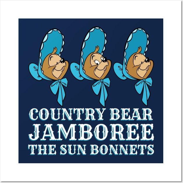 Country bear jamboree The Sun Bonnets triplets bears Wall Art by EnglishGent